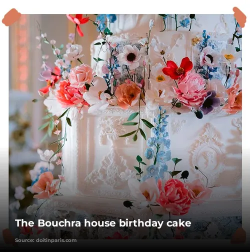 The Bouchra house birthday cake