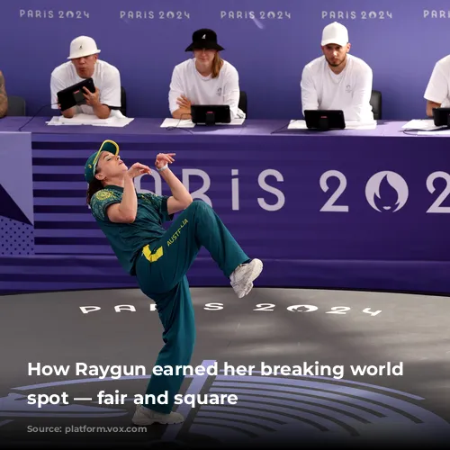 How Raygun earned her breaking world champ spot — fair and square