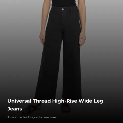 Universal Thread High-Rise Wide Leg Ankle Jeans 