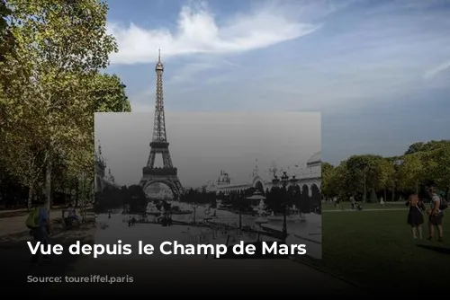 Vue depuis le Champ de Mars