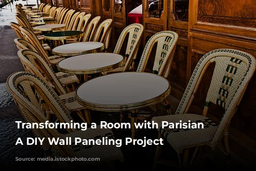 Transforming a Room with Parisian Flair: A DIY Wall Paneling Project