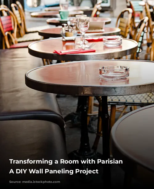 Transforming a Room with Parisian Flair: A DIY Wall Paneling Project