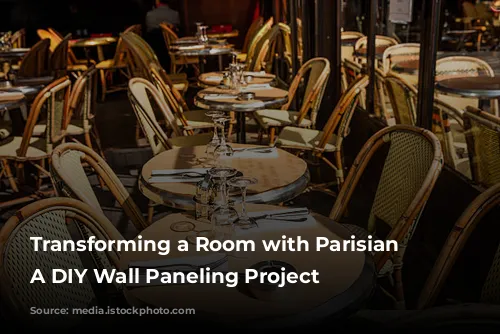 Transforming a Room with Parisian Flair: A DIY Wall Paneling Project