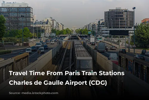 Travel Time From Paris Train Stations to Charles de Gaulle Airport (CDG)