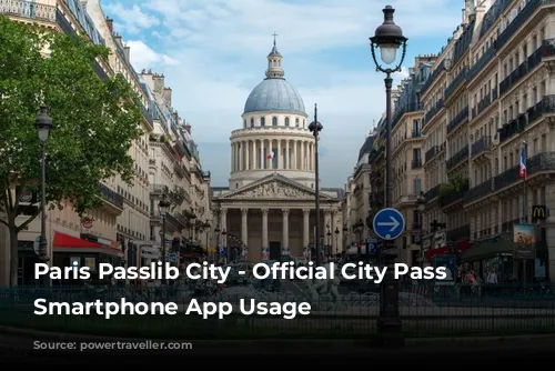 Paris Passlib City - Official City Pass - Smartphone App Usage