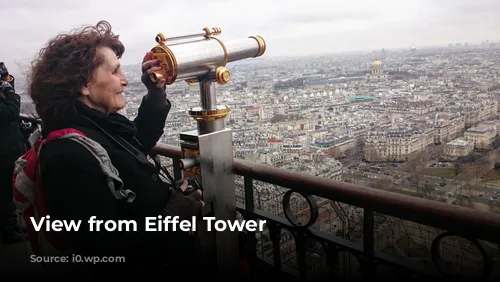 View from Eiffel Tower