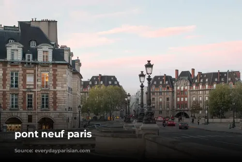 pont neuf paris 