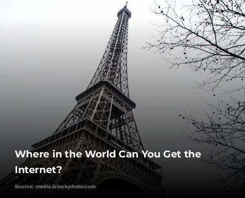 Where in the World Can You Get the Best Internet?