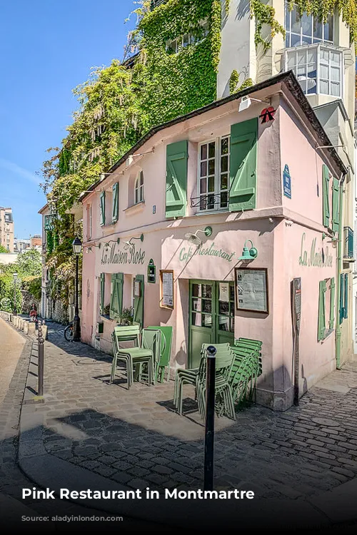 Pink Restaurant in Montmartre