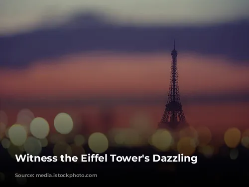 Witness the Eiffel Tower's Dazzling Lights!