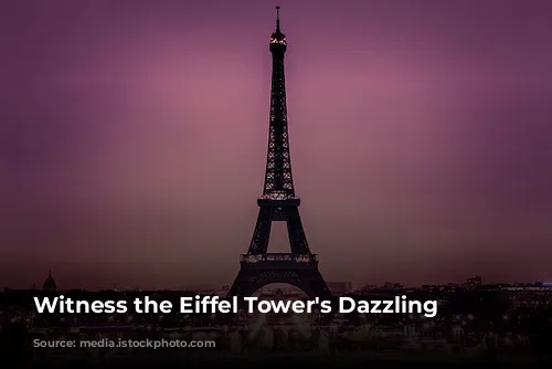 Witness the Eiffel Tower's Dazzling Lights!