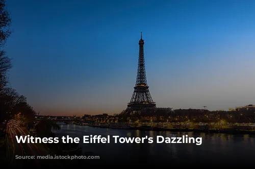 Witness the Eiffel Tower's Dazzling Lights!