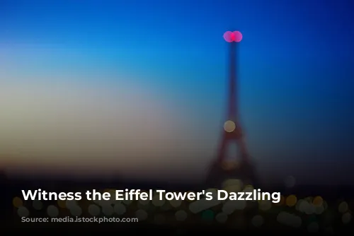 Witness the Eiffel Tower's Dazzling Lights!