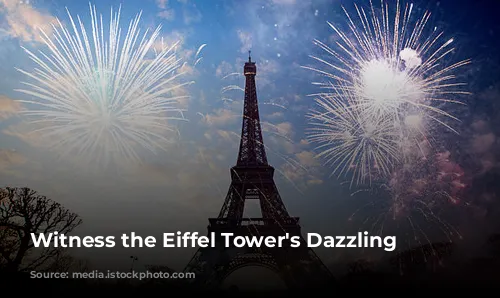 Witness the Eiffel Tower's Dazzling Lights!