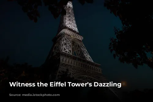 Witness the Eiffel Tower's Dazzling Lights!