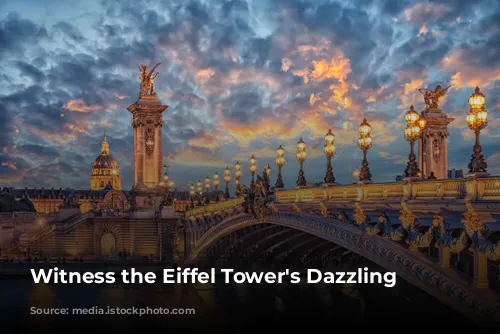 Witness the Eiffel Tower's Dazzling Lights!