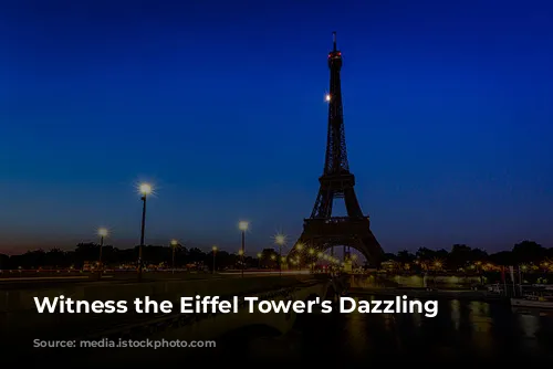 Witness the Eiffel Tower's Dazzling Lights!