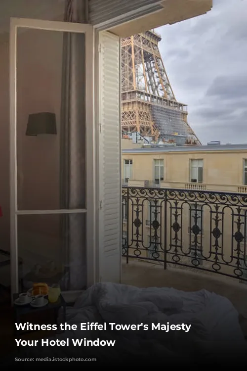 Witness the Eiffel Tower's Majesty from Your Hotel Window