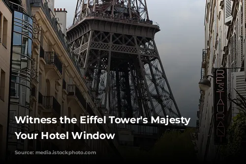 Witness the Eiffel Tower's Majesty from Your Hotel Window