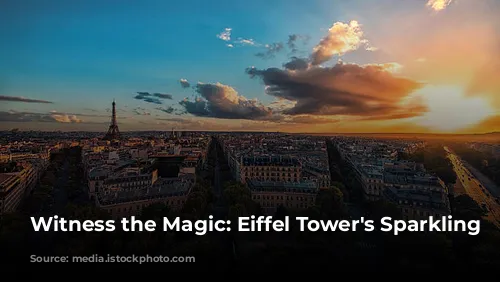 Witness the Magic: Eiffel Tower's Sparkling Lights