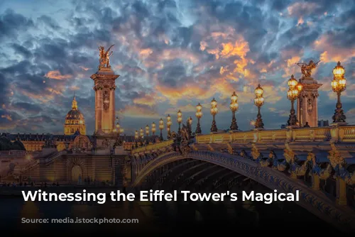  Witnessing the Eiffel Tower's Magical Lights