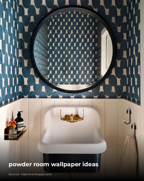 powder room wallpaper ideas