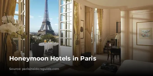 Honeymoon Hotels in Paris